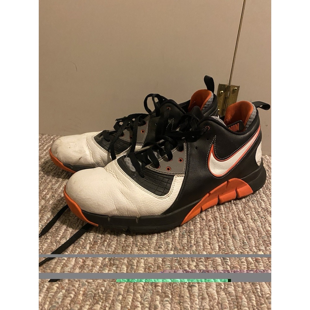 VTG 2008 Nike Air Zoom MVP Steve Nash Phoenix Suns Black Orange Men Size 13 OG